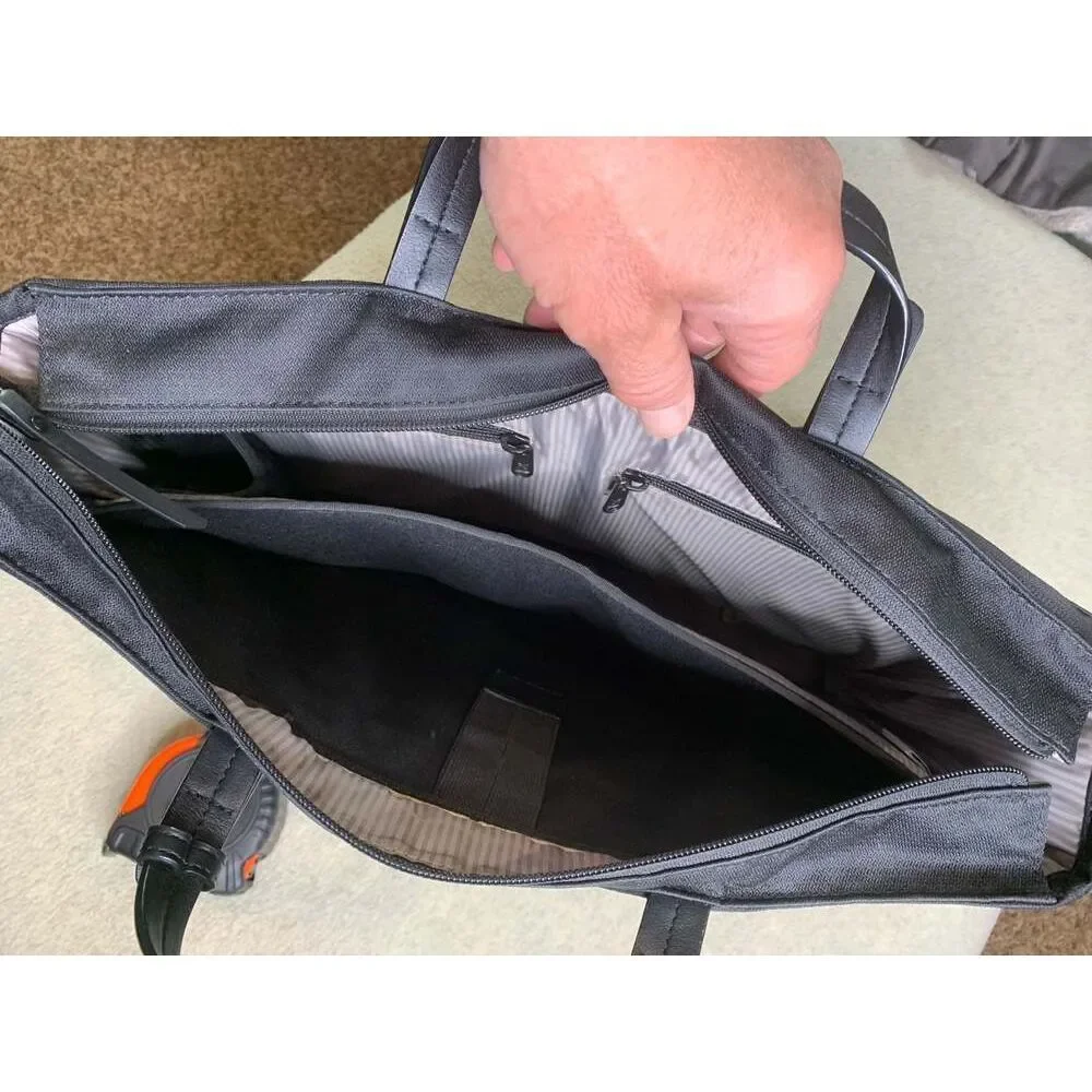 Sherpani Black Laptop Messenger Bag Briefcase Tote with Shoulder Strap